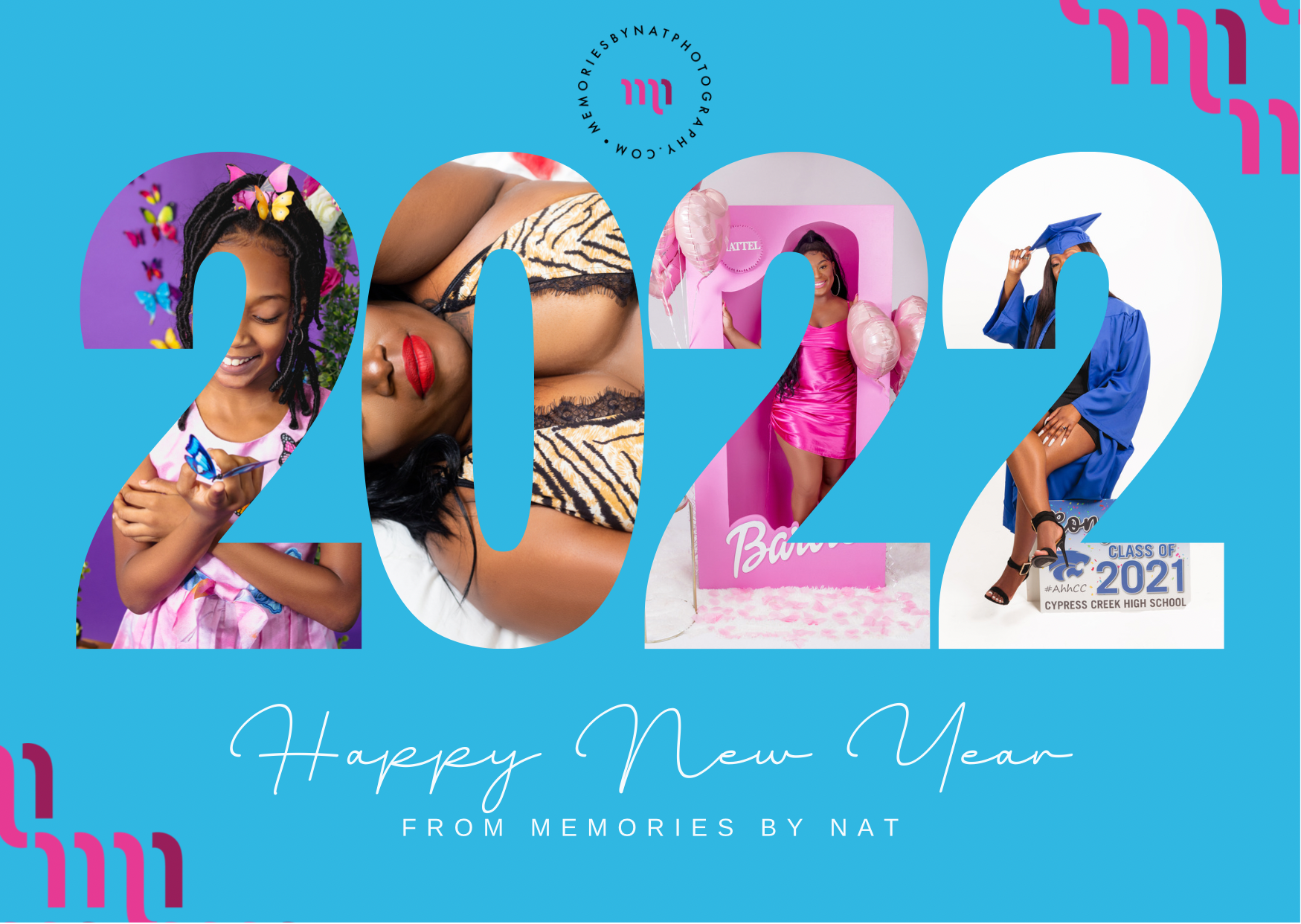 Happy New Year from Houston Photographer Memories by Nat Photography